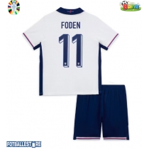 England Phil Foden #11 Hjemmedraktsett Barn EM 2024 Kortermet (+ Korte bukser)